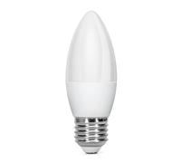VoltShine Bombilla LED C37 E27 7W, baja consumo, larga vida útil; ideal para iluminar espacios reducidos y decorar ambientes.