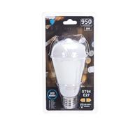 VoltShine Bombilla LED de filamento ST64 E27 8W, luz blanca lechosa, ideal para decoraciones y ambientes cálidos.