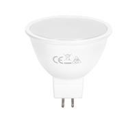 VoltShine Bombilla LED MR16 6W, energía eficiente, luz brillante, ideal para iluminación en interiores, directa y puntual en espacios reducidos.