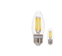 VoltShine Bombilla smart Bluetooth C35 4.5W CCT, 2 piezas, control remoto, ideal para iluminación ambiental y automatización del hogar.