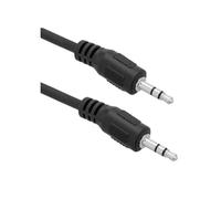 VoltShine Cable de audio estéreo 3.5 mm macho a 3.5 mm macho, longitud 1.5 m, ideal para conectar dispositivos de audio en casa o en la oficina.