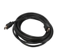 VoltShine Cable HDMI - cable de 5 m, color negro, para transmisión de audio y vídeo en alta definición