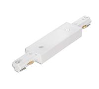 VoltShine Carril de tres vías tipo I blanco, material resistente, acabado suave, ideal para estructuras eléctricas y proyectos de iluminación.