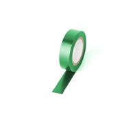 VoltShine Cinta aislante PVC 0,13 x 17 x 10 m, color verde, ideal para aislación eléctrica y protección de cables.