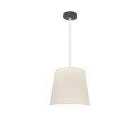 VoltShine Colgante - lámpara colgante de 1 bombilla E27, color marrón, medidas de 35x35 cm, ideal para iluminar y decorar cualquier espacio