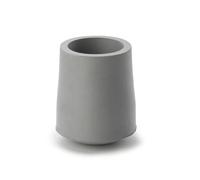 VoltShine Contera Exterior de Goma Ø 25 mm, Color Gris, para andadores; Ideal para Mejorar la Estabilidad y Proteger Superficies.