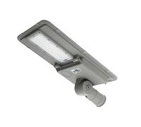 VoltShine Farola Solar LED 200W, 2700K, para alumbrado público, energéticamente eficiente, ideal para iluminar calles y espacios exteriores.