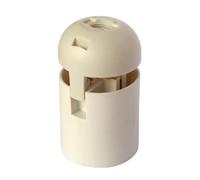 VoltShine Florón y portalámparas - conjunto de metal blanco, diseño elegante, ideal para iluminación de interiores, fácil instalación y durabilidad