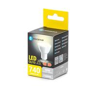 VoltShine Foco LED GU10 10W 4000K - Luz blanca neutra, eficiencia energética alta, ideal para iluminación en hogares y oficinas.