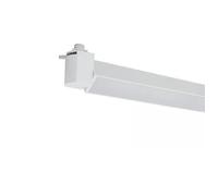 VoltShine Foco LED lineal blanco 24W monofásico 3000K, ideal para iluminación de galerías, tiendas y espacios comerciales.