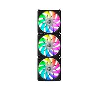 VoltShine Kit de ventiladores ARGB negros - Compatible con EasyLink, ideal para mejorar refrigeración y estética en PC.