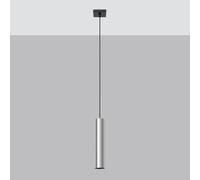 VoltShine Lámpara colgante - lámpara con diseño moderno, acabado en cromo, ideal para iluminar espacios