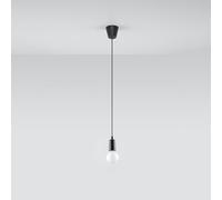 VoltShine Lámpara colgante - lámpara moderna de estilo industrial, color negro, diseño elegante y funcional, ideal para iluminar espacios interiores.*