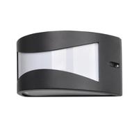 VoltShine Lámpara exterior - Aluminio, 1 puerto E27, IP44, dimensiones 13x25x12 cm, color negro, ideal para exteriores
