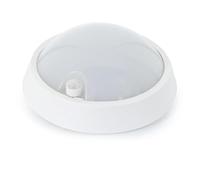 VoltShine Lámpara LED 12W con sensor de movimiento PIR 360º, IP64, luz blanca 6000K, ideal para iluminación exterior y seguridad en espacios abiertos.