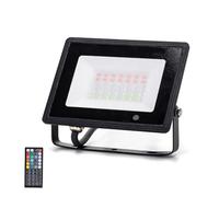 VoltShine Lámpara LED 30W RGB IP65: Iluminación colorida, impermeable, ideal para exteriores y decoraciones versátiles.