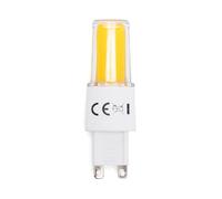 VoltShine Lámpara LED G9 3.8W de alta eficiencia, luz blanca cálida, 300 lúmenes; ideal para iluminación ambiental y de espacios pequeños.