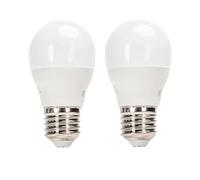 VoltShine Lámparas LED Bluetooth MESH E27 6,5W RGB+CCT (2 unidades) con control remoto, para iluminación decorativa y ambiental.