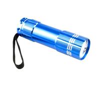 VoltShine Linterna LED de aluminio 1W, ligera, resistente al agua; ideal para camping, emergencias y uso diario.