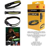 VoltShine Linterna LED Frontal 350 Lúmenes, liviana y resistente, perfecta para camping, senderismo y actividades al aire libre.