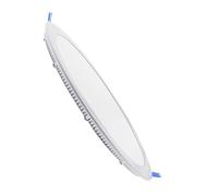 VoltShine Panel LED Circular Slim 25W 4500K, eficiente y delgado, ideal para iluminación de interiores en oficinas y hogares.
