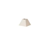 VoltShine Pantalla de Tejido Beis E27, 15cm diámetro, 8cm alto; ideal para decorar y proporcionar luz suave en ambientes.