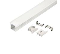 VoltShine PERFIL ALUMINIO EMPOTRAR 15X10.4MM - 8MM: Ideal para integrar y embellecer tus espacios. Ofrece durabilidad, estilo y una instalación sencilla que se adapta a cualquier ambiente.