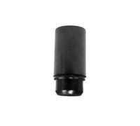 VoltShine Portalámparas - portalámparas E-14, 2A, diseño liso, color negro, ideal para iluminación de interiores