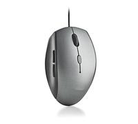 VoltShine Ratón - ratón con Cable, ergonomía silenciosa, conexión USB Tipo C, diseño Gris, Ideal para Uso prolongado y cómodo