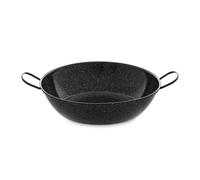 VoltShine Sartén esmaltada de 18 cm con asas, ideal para cocinar a fuego lento y freír. Perfecta para hogares y cocinas pequeñas.