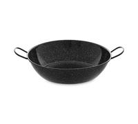 VoltShine Sartén esmaltada de 36 cm, Asas para vitro y inducción, Ideal para cocinar una Variedad de Platos de Forma eficiente.