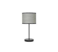 VoltShine Sobremesa - lámpara de diseño moderno, base negra y detalles grises, medidas 42x17x17 cm, estilo elegante y funcional para cualquier espacio