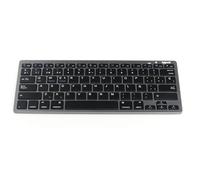 VoltShine Teclado - Teclado Bluetooth Slim tkl de diseño Compacto, conexión inalámbrica, Teclas sensibles, fácil de Usar, Color Negro, Ideal para Espacios reducidos