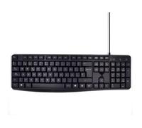 VoltShine Teclado - Teclado con Escritura silenciosa, conexión USB, diseño ergonómico, Ideal para Oficina y Trabajo