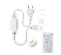 VoltShine Tira LED 10mm con circuito integrado y fuente de alimentación, ideal para iluminación decorativa y proyectos de bricolaje.