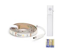 VoltShine Tira LED baja tensión 1m con sensor, eficiente y regulable, ideal para iluminación ambiental y decorativa.