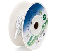 VoltShine Tira LED verde de 50m, 10mm, con circuito integrado, ideal para iluminación decorativa y ambientación en espacios interiores y exteriores.