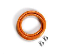 VoltShine Tubo Flexible para Gas, Resistente a Alta presión, con conexión de Acero y Aislamiento térmico; Ideal para instalaciones de Gas y calefacción.
