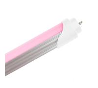 VoltShine Tubo LED T8 1200 mm 17W Conexión Un Lateral Color Rosa - Iluminación decorativa y eficiente para espacios interiores.