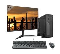 VolttierPC - PC Sobremesa Completo Intel Core i5-12400 | 32GB RAM | 1TB SSD NVMe | Intel UHD 730 | WiFi 6 + Bluetooth 5.2 | Windows 11 Pro | Monitor 24" 100Hz | Teclado y Ratón | PC Oficina y Trabajo