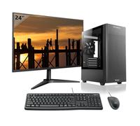 VolttierPC - PC Sobremesa Completo Intel Core i7-12700K | 64GB RAM | 1TB SSD NVMe | Intel UHD 770 | WiFi 6 + Bluetooth 5.2 | Windows 11 Pro | Monitor 24" 100Hz | Teclado y Ratón | PC Oficina y Trabajo