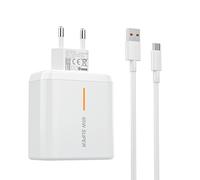 VoltWave Cargador Rápido OPPO 65W con Cable USB C de 2M para OPPO Reno8 T, Find N2, X5 Pro, X5 Lite, X3 Neo, Find X3, Reno7, 6, A54, A57, Oneplus 11, 10T