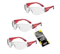 voltX 3 x GRAFTER’ Lentes de lectura de seguridad industrial bifocales, Certificado CE EN166F / Gafas de Ciclismo (TRANSPARENTES dioptría +2.0) - Safety Reading Glasses