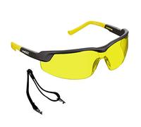 voltX 'GT Adjustable' Gafas de Seguridad Ajustables, (Amarillo) Certificado CE EN166FT, Revestimiento antiempañamiento, Lentes UV 400