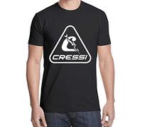 volu Cressi Retro Vintage T Shirt Company Scubaknitted Comfortable Fabric Black 3XL
