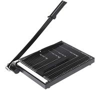 Voluker - Massicot A4, capacidad de corte, 12 hojas de papel para oficina, escuela, ocio, creativo, papel, color negro
