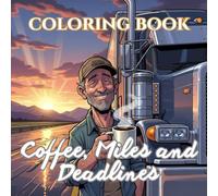 Volume 2 | Coffee, Miles & Deadlines: An Adult Coloring Book of Trucker Humor, Caffeine-Fueled Adventures, and Everyday Road Struggles (Miles, Coffee & Deadlines)
