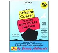 Volume 54: Maiden Voyage - Fourteen Easy-To-Play Jazz Tunes (with Free Audio CD): Play-A-Long Book and CD Set with Melodies, Chords, Lyrics & ... (Jamey Aebersold Play-A-Long Series)
