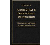 Volume II - Alchemical & Operational instruction: The Mechanics and Timing of Lawful Transformation (The Lux Codex)