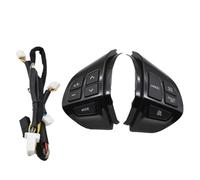 Volumen Audio Teléfono Control Crucero Interruptor Botones Volante Para Mitsubishi Para ASX 2007-2012 Para Outlander XL Botón Control Volante(Piano black)